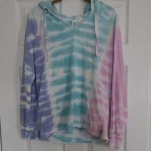 Tie-Dye Hoodie Sweatshirt
